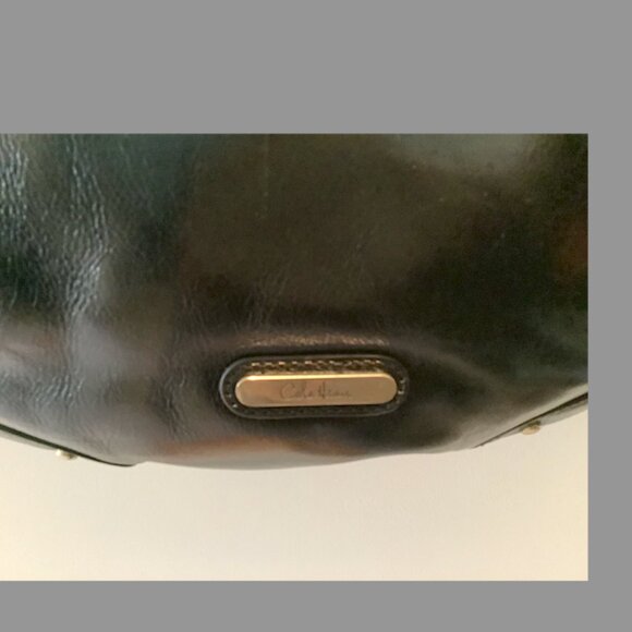 Cole Haan Black Leather Shoulder Handbag - Picture 3 of 16